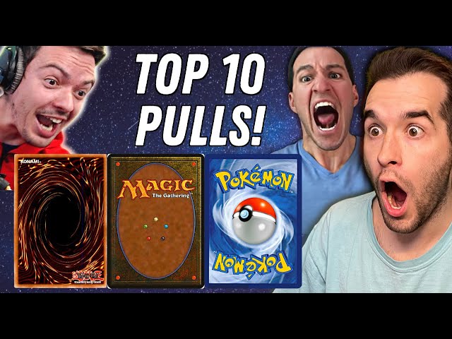 Top 10 BEST Trading Card Pulls EVER RECORDED!