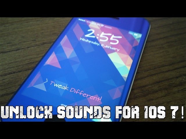 iOS 7.0.4 Cydia Tweaks - How To Get The Traditional Unlock Sound Back In iOS 7!