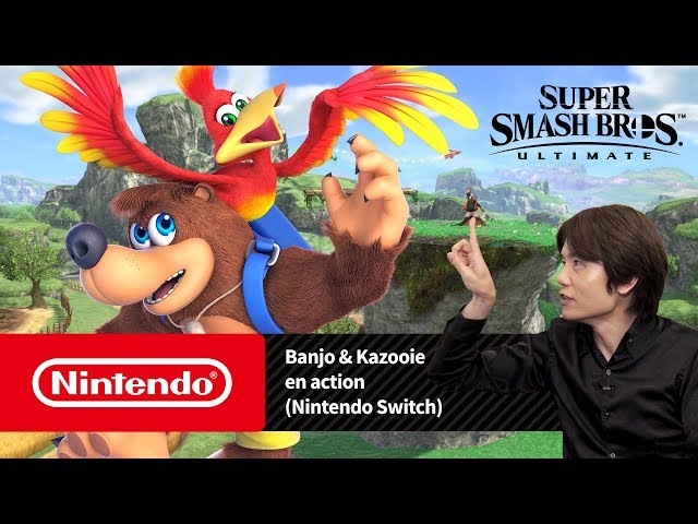 Super Smash Bros. Ultimate - Banjo & Kazooie en action (Nintendo Switch)