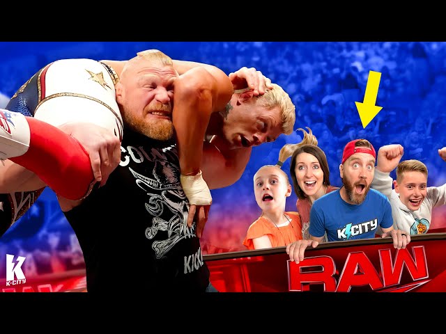 Our Family Invaded WWE TV!