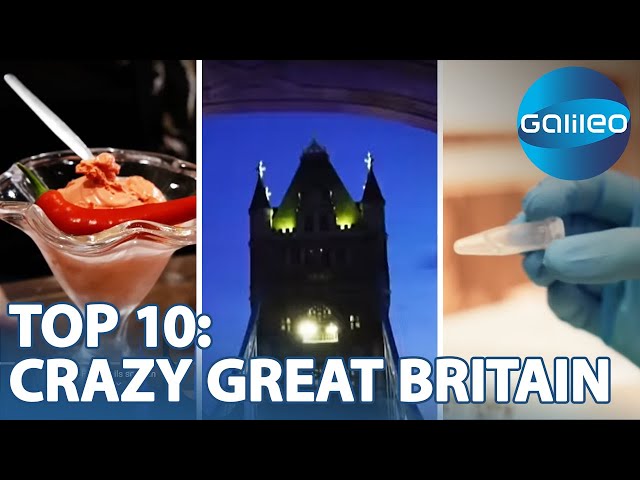 Top 10: Crazy Great Britain - Vom Chili-Eis bis zur Aussichtsplattform ohne Aussicht | Galileo |