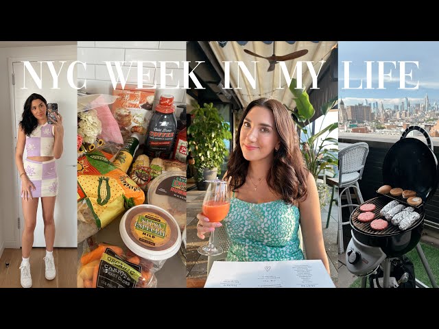 week in my life in the CITY | summer routines, current favorites, exploring brooklyn + more!