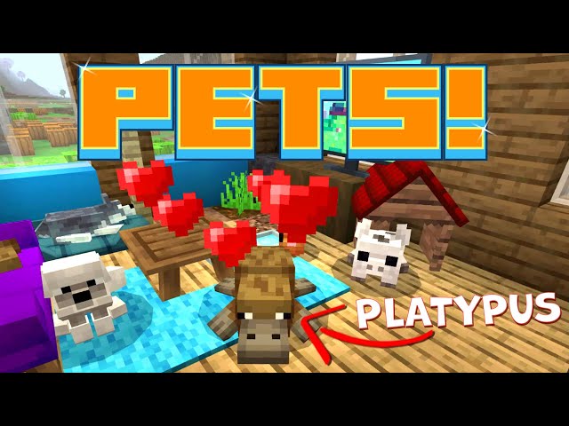 UNIQUE PETS: Snakes, Hamsters, and Platypuses in Minecraft! (Bedrock Marketplace DLC)