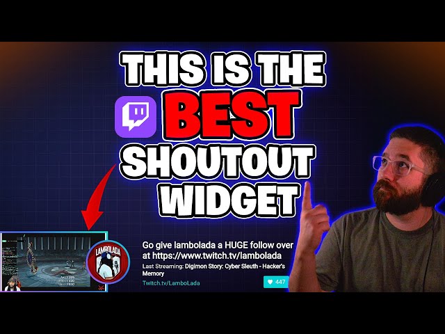The BEST Shoutout Widget for your Twitch Streams! Random Clip Shoutout