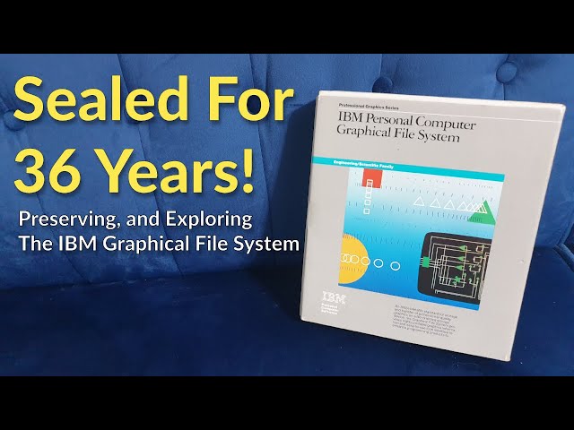 A Sealed Mystery From 1984 - The IBM PC  Graphical File System | #DOSCember