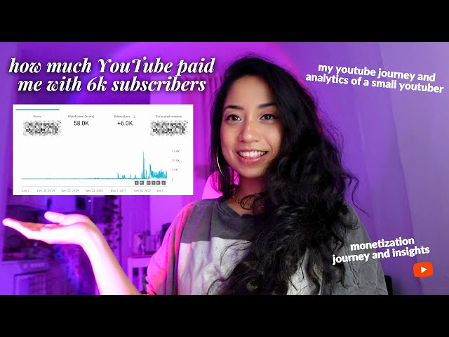 how much youtube paid me as a small youtuber (first 7 months with 6K subscribers) & youtube journey