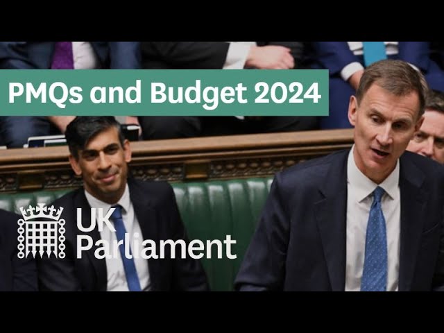PMQs and Budget 2024 with British Sign Language (BSL) - 6 March 2024