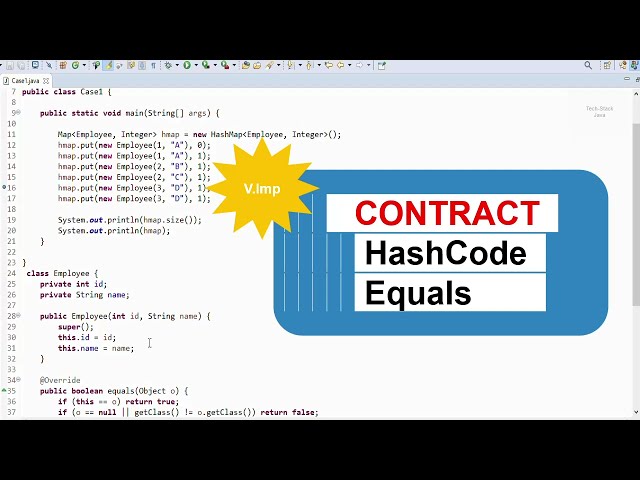 Mastering the Contract of HashCode and Equals in Java: Best Practices and Pitfalls | @techstackjava