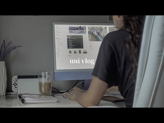 [ vlog ] first day of my last day of college | graphic design