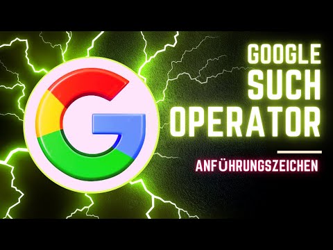 Google Suchoperatoren