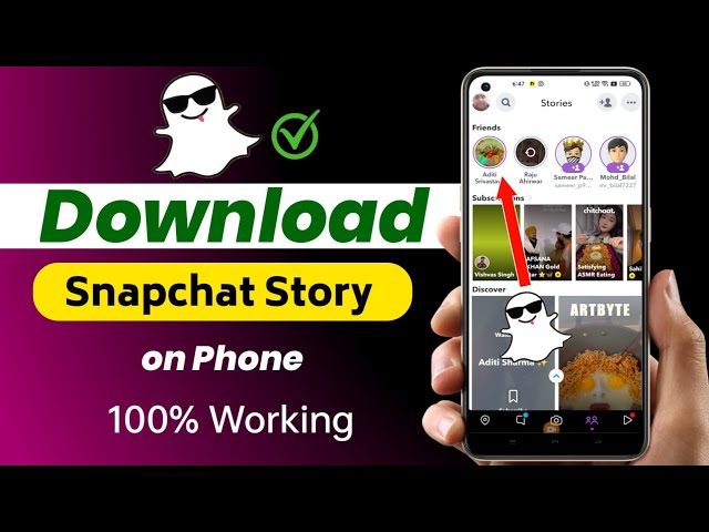 How To Download Snapchat Stories | How To Save Snapchat Story In Gallery | Snapchat Story Saver