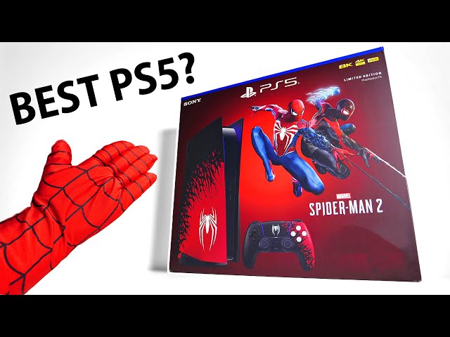PS5 "SPIDER-MAN 2" Limited Edition Console! Best PlayStation 5 so far?