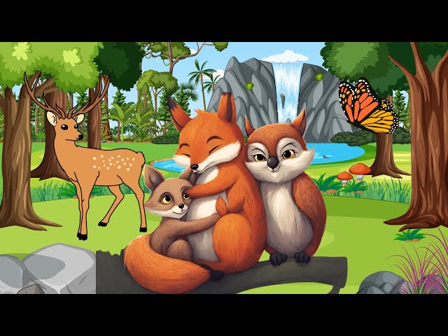 The Fox, The Owl and The Squirrel, A Short Story for Kids