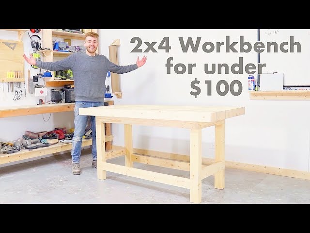 DIY 2x4 Workbench for Under $100 | Modern Builds | Woodworking