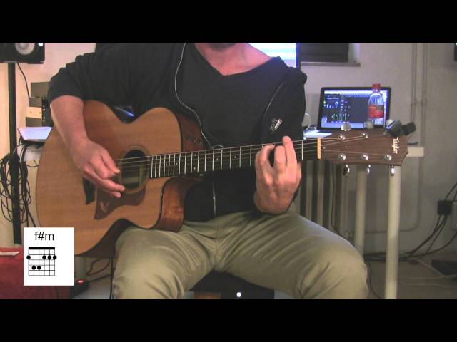 "Numb", Acoustic Guitar with original vocals, How to play, Linkin Park