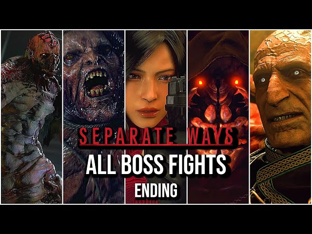 Resident Evil 4 Remake Separate Ways DLC All Boss Fights + Ending (HARDCORE/2K60fps)
