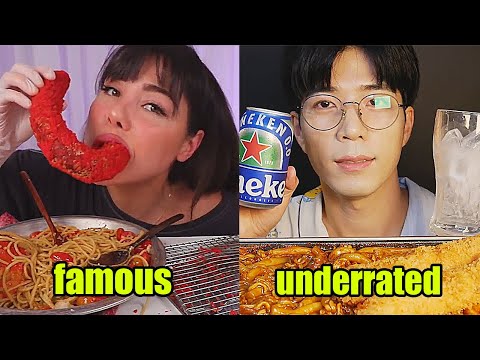 popular vs underrated mukbangers