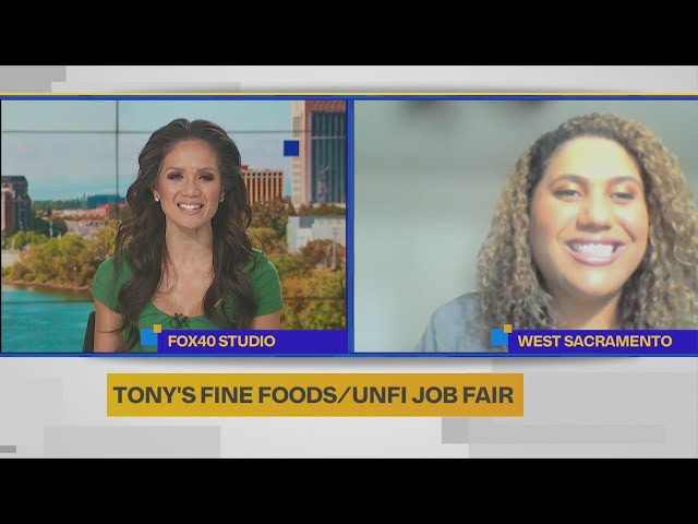 Tony's Fine Foods-UNFI holds West Sacramento job fair