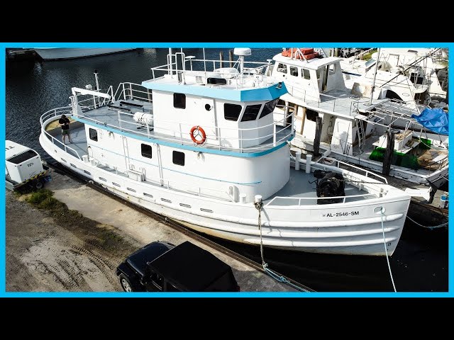 This 70' STEEL EXPEDITION SHIP Will Shock You [Full Tour] Learning the Lines
