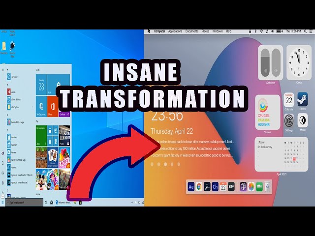 Transforming My Windows 10 to macOS Big Sur | Complete Tutorial | macOS Big Sur Theme | HINDI/URDU