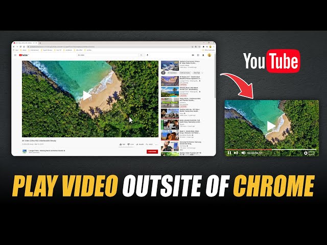 How to play YouTube video outside of Chrome App 🔥🔥🔥
