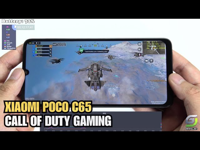 Poco C65 test game Call of Duty Mobile CODM | Helio G85
