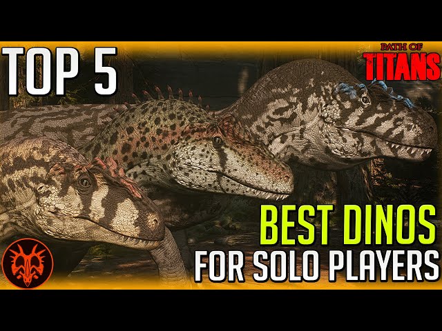 Top 5 BEST Dinos For Solo Players | Path of Titans