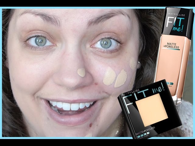 YouTube Made Me Buy It!: Maybelline Fit Me! Matte + Poreless Foundation & Powder