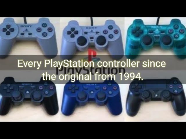 The evolution of playstation controllers
