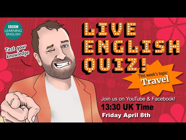 Live Friday Quiz #58 - Travel