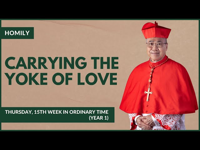 Carrying The Yoke Of Love - William Cardinal Goh (Homily - 20 Jul 2023)