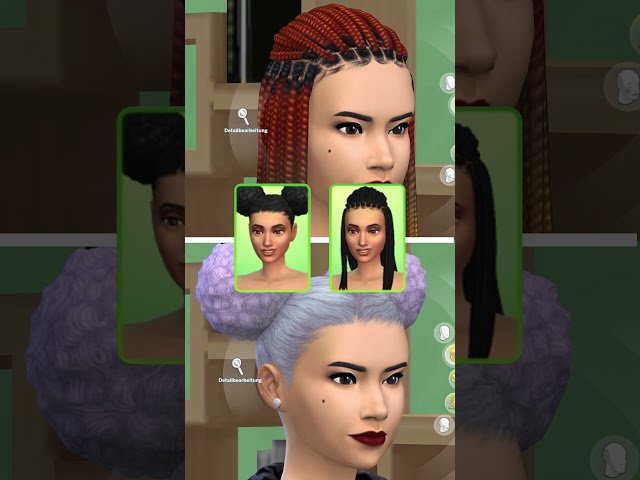 Neue Haarfarben mit Sims 4-Delivery Express ERSCHIENEN! | #shorts