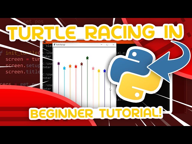 Python Beginner Project Tutorial - Turtle Racing!