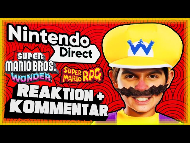 Nintendo Direct 21.6.23 mit SUPER MARIO WONDER & SMRPG-REMAKE 🔴 Kommentar & Reaktion mit Gregor