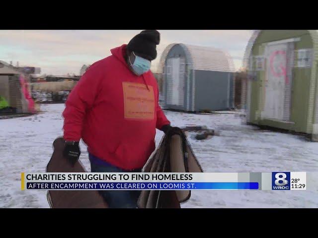 'Very difficult': Rochester non-profit helps homeless after encampments close