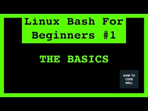 Linux Bash Shell For Beginners Tutorial 1 | The Basics Of Bash