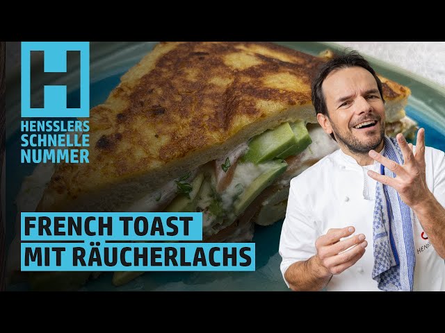 Schnelles Würziger French Toast mit Räucherlachs Rezept von Steffen Henssler