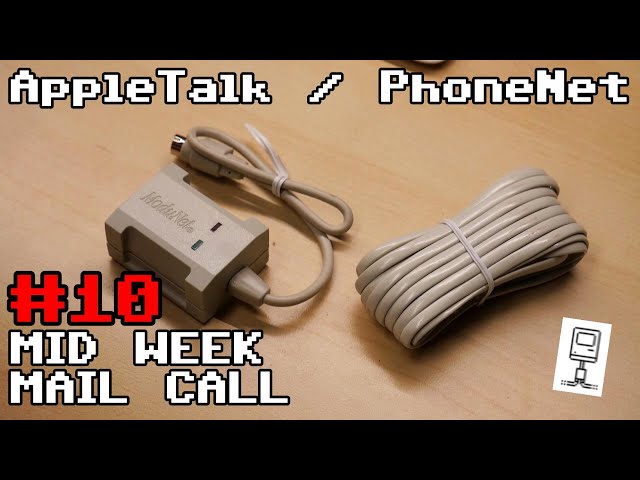 Apple's low cost and easy to use networking from 1985 (Mini Mail Call #10)