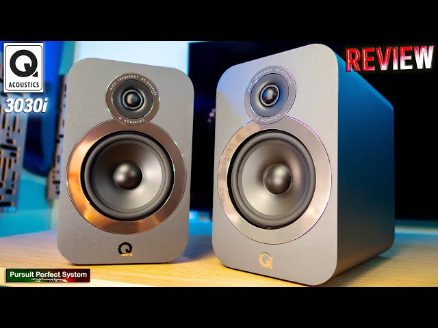 "PERFECT" First HiFi Speaker Q Acoustics 3030i REVIEW VS Bowers Wilkins 606 Mega Test Speaker 3 / 9