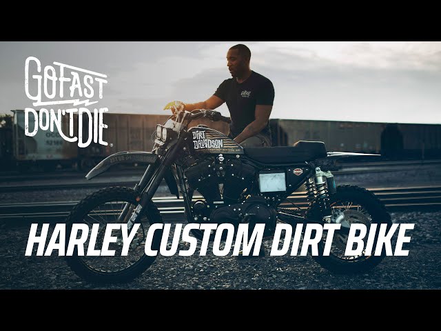 Go Fast Don't Die Harley Sportster: Dirt Davidson I Custom Motorcycle Build