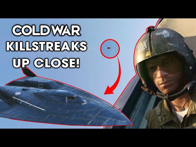 Cold War Killstreaks Up-Close!