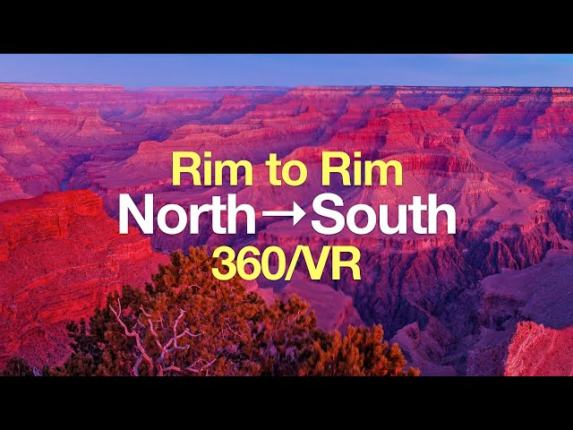 Rim to Rim Grand Canyon Hike - North to South (Bright Angel) - 360° VR Video