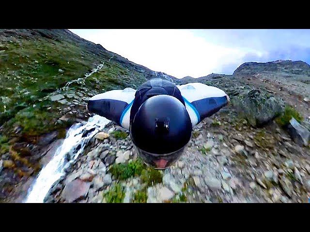 Skimming The Earth in a Wingsuit
