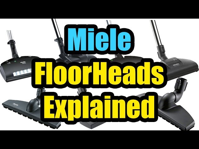 Miele Floorheads Attachments Explained - Carpet - Hard Floors - C1 C2 C3 etc