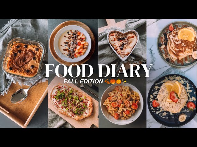 FOOD DIARY - fall edition 🎃🍴☕️ 5 Tage Herbst Rezepte