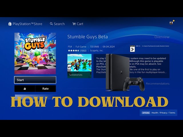 How to Download and Play Stumble Guys in PS4