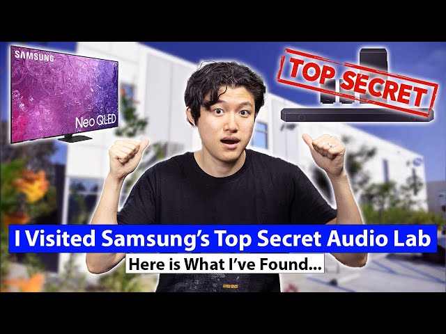 Samsung's 100 Million Dollar Top Secret Audio Lab Facility! How are Your TV/Soundbar Made?