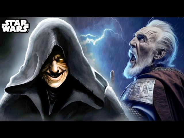 Why Palpatine Trained Dooku so Little In the Dark Side (Brilliant) - Star Wars Explained