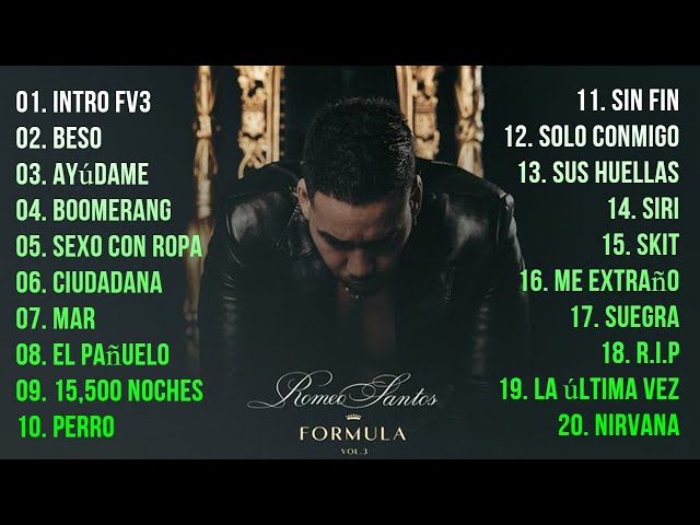Romeo Santos - Formula Vol. 3 (Album Completo) (Disco Completo)