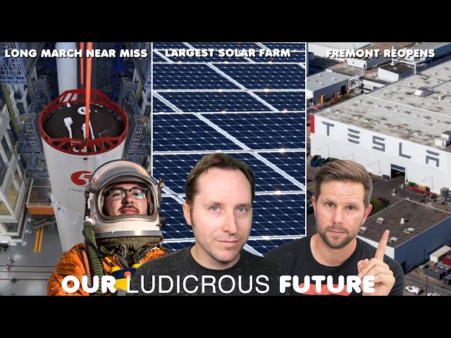 Elon Musk Faces Arrest, Largest USA Solar Project, Chinese Rocket Just Misses NYC - Ep 84